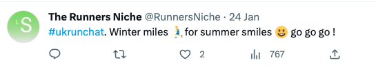 twitter Winter Miles For Summer Smiles